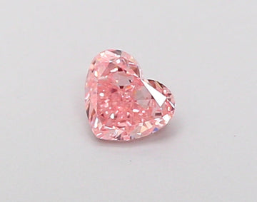 Shiny 0.31 CT Heart Shape Fancy Pink Color VS1 Clarity Moissanite Diamond For Surprise Ring