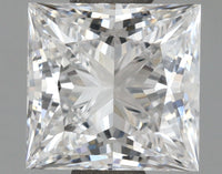 Luxurious 1.46 CT D Color VVS2 Clarity Princess Shape Lab grown Diamond For Surprise Ring