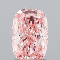 Great 1.41 CT Cushion Shape Fancy Intense Pink Color VS1 Clarity Moissanite Diamond For Gift Ring