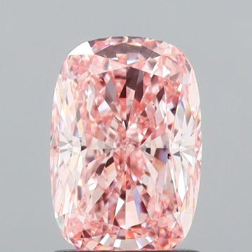 Great 1.41 CT Cushion Shape Fancy Intense Pink Color VS1 Clarity Moissanite Diamond For Gift Ring