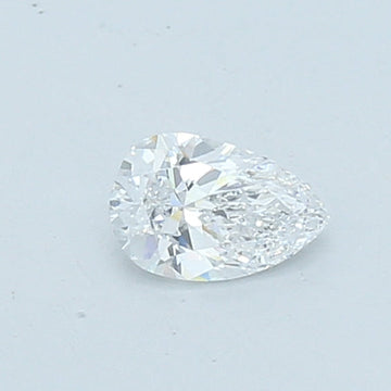 Stylish 0.39 CT Pear Shape D Color VS1 Clarity Lab Grown Diamond For Warm Echo
