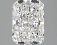 Shiny 2.11 CT Radiant Shape D Color SI1 Clarity Lab grown Diamond For True Lines
