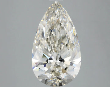 Excellent 3.60 CT Pear Shape H Color VS1 Clarity Moissanite Diamond For Cocktail Ring