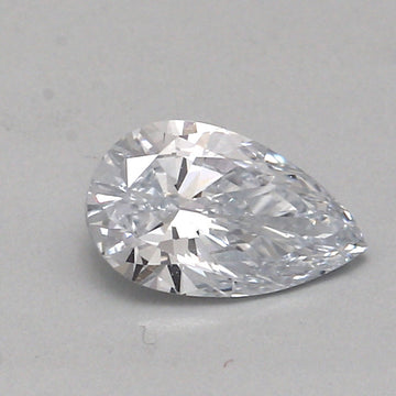 Excellent 0.41 CT Pear Shape E Color VS1 Clarity Lab Grown Diamond For Past Blue
