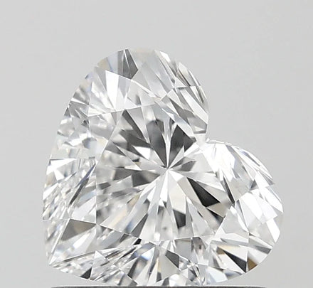1.01 Ct Heart Cut Moissanite - D Color, VVS2 Clarity