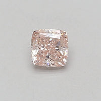 Affordable 0.37 CT Cushion Shape Fancy Pink Color VS2 Clarity Lab Grown Diamond For Held Breath