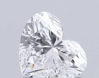 Luxurious 1.03 CT Heart Shape F Color SI1 Clarity Moissanite Diamond For Party Ring