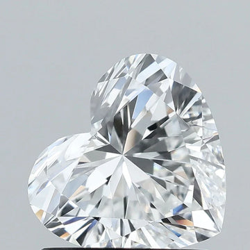 Luxurious VVS2 Clarity 1.00 CT Heart Shape D Color Moissanite Diamond For Anniversary Ring
