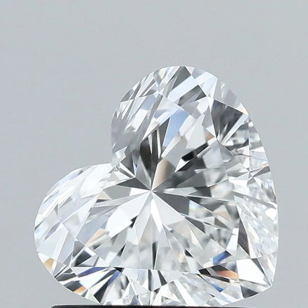 1.00 Ct Heart Cut Moissanite - D Color, VVS2 Clarity