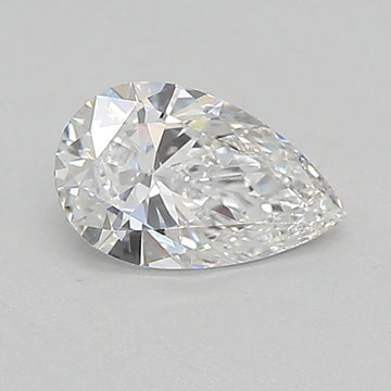 Sparkling 0.43 CT Pear Shape E Color VS1 Clarity Lab Grown Diamond For Soft Glow
