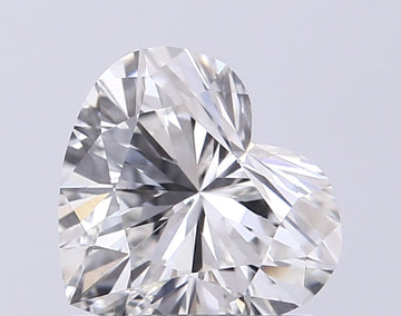 Beautiful F Color VVS2 Clarity 1.02 CT Heart Shape Lab grown Diamond For Wedding Ring