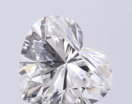 Beautiful F Color VVS2 Clarity 1.02 CT Heart Shape Lab grown Diamond For Wedding Ring