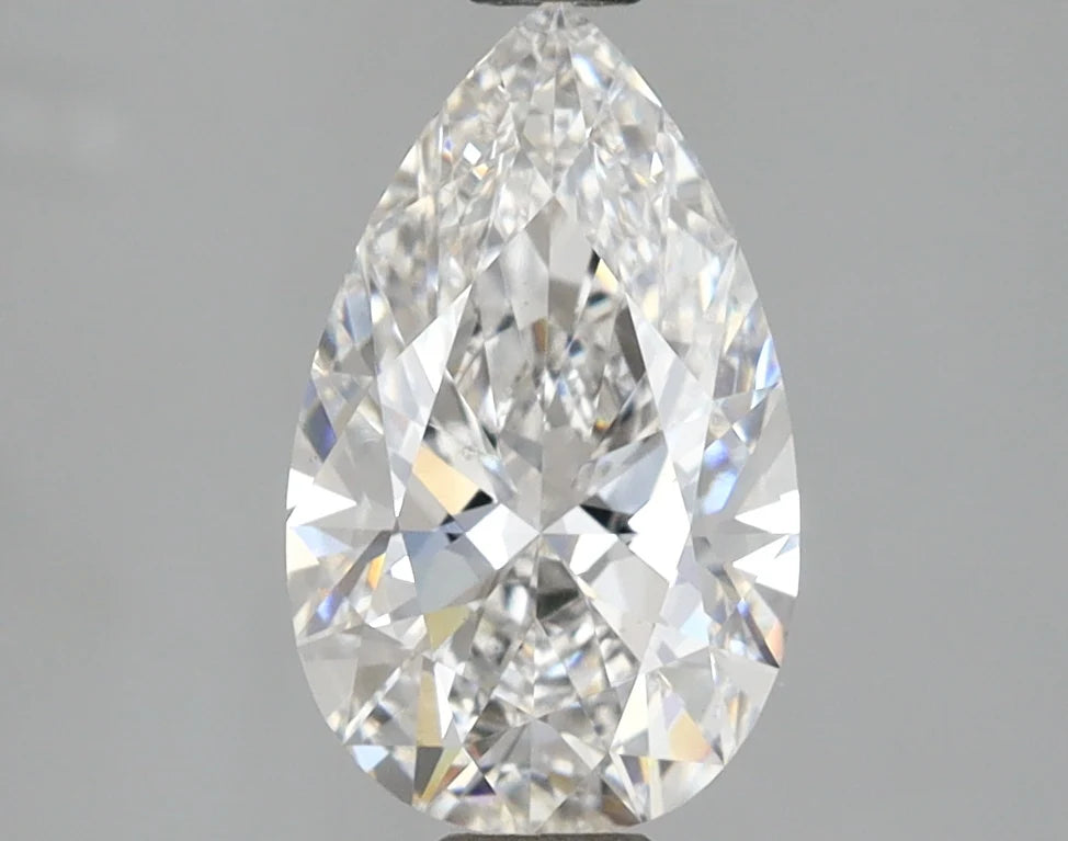 Exclusive 1.55 CT Pear Shape E Color VS1 Clarity Moissanite Diamond For Propose Ring