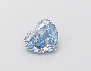 Bright 0.36 CT Heart Shape Fancy Intense Blue Color VVS2 Clarity Moissanite Diamond For Propose Ring