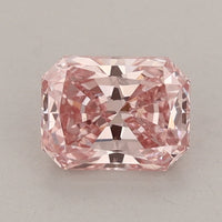 Latest 0.94 CT Radiant Shape Fancy Vivid Pink Color VS2 Clarity Lab Grown Diamond For Held Gaze