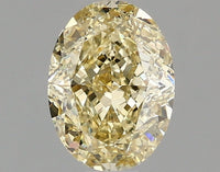 Timeless Fancy Intense Yellow Color 1.07 CT Oval Shape VS2 Clarity Moissanite Diamond For Birthday Ring