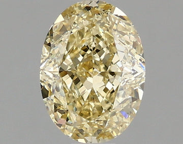 Timeless Fancy Intense Yellow Color 1.07 CT Oval Shape VS2 Clarity Moissanite Diamond For Birthday Ring