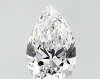 Minimalist 0.44 CT Pear Shape E Color VS1 Clarity Lab Grown Diamond For One Wish