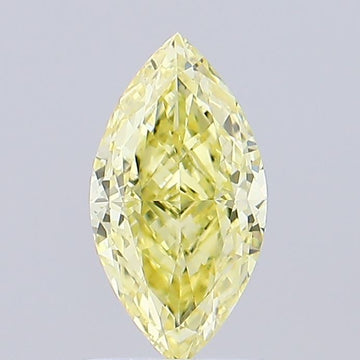 Hot Selling VVS2 Clarity 1.05 CT Marquise Shape Fancy Intense Yellow Color Lab grown Diamond For Cocktail  Ring