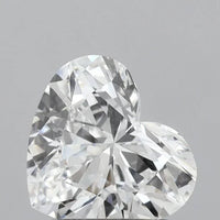 Luxury Customization 1.01 CT VS1 Clarity D Color Heart Shape Moissanite Diamond For Ring
