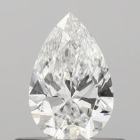 Brilliant 0.45 CT Pear Shape E Color VS1 Clarity Lab Grown Diamond For True North