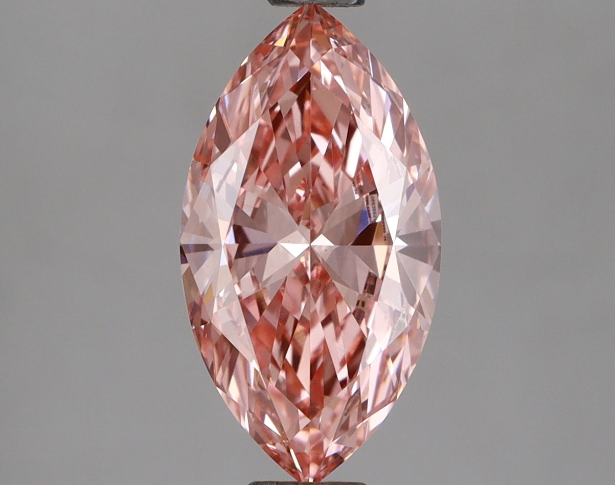 Stunning Marquise Shape Fancy Vivid Pink Color 1.26 CT VVS2 Clarity Moissanite Diamond For Anniversary Ring