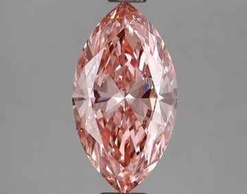 Stunning Marquise Shape Fancy Vivid Pink Color 1.26 CT VVS2 Clarity Moissanite Diamond For Anniversary Ring