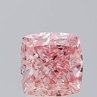 Shiny VVS2 Clarity 1.81 CT Cushion Shape Fancy Intense Pink Color Moissanite Diamond For Someone Special Ring
