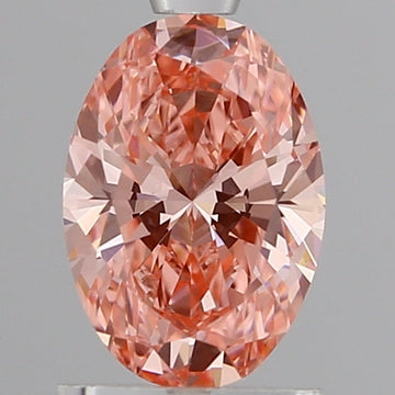 High Quality VVS2 Clarity 1.02 CT Oval Shape Fancy Vivid Pink Color Moissanite Diamond For Special one Ring