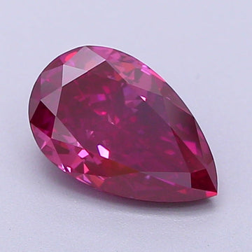 Top Quality 1.10 CT Pear Shape Fancy Deep Pink Color VS1 Clarity Lab Grown Diamond For Near Silence