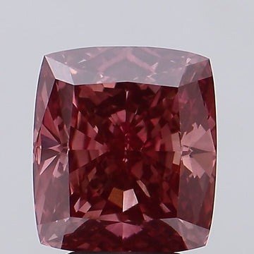 Custom 4.08 CT Cushion Shape Fancy Brown Pink Color VS2 Clarity Lab Grown Diamond For Far Echo