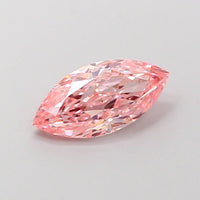 Sustainable 1.05 CT Marquise Shape Fancy Vivid Pink Color VVS2 Clarity Lab grown Diamond For Custom Ring