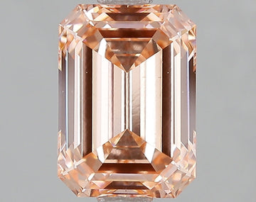 Fine Fancy Intense Pink Color 2.08 CT Emerald Shape VS1 Clarity Moissanite Diamond For Anniversary Ring
