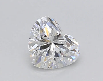 Luxury Of 0.52 CT Heart Shape D Color VS1 Clarity Moissanite Diamond For Soft Truth