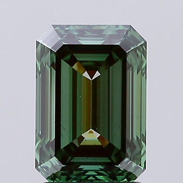Timeless VS2 Clarity 2.16 CT Emerald Shape Fancy Vivid Green Color Moissanite Diamond For Birthday Ring