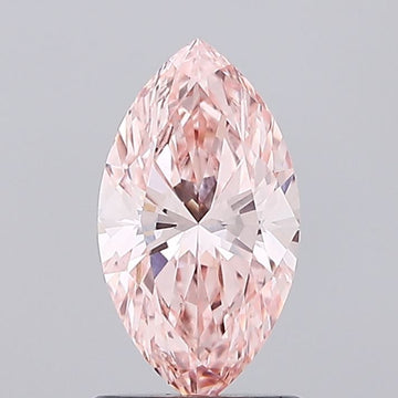Stylish Fancy Intense Pink Color 1.08 CT Marquise Shape VVS2 Clarity Lab grown Diamond For Birthday Ring