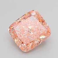 Surprise 4.01 CT Cushion Shape Fancy Orange Brown Color VS2 Clarity Lab Grown Diamond For Her Gold