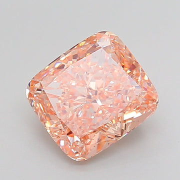 Surprise 4.01 CT Cushion Shape Fancy Orange Brown Color VS2 Clarity Lab Grown Diamond For Her Gold