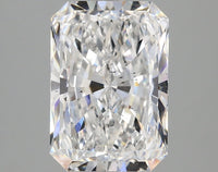 Elegant 2.59 CT Radiant Shape D Color SI1 Clarity Lab grown Diamond For In Between
