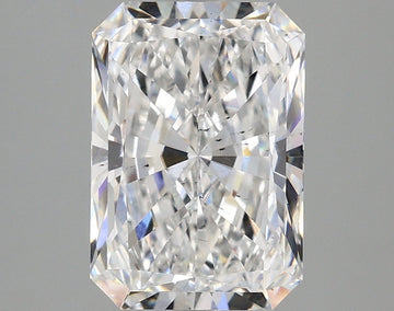 Elegant 2.59 CT Radiant Shape D Color SI1 Clarity Lab grown Diamond For In Between
