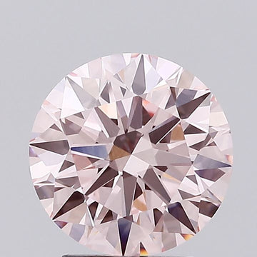 Luxurious 2.98 CT Round Shape Fancy Intense Pink Color VVS2 Clarity Moissanite Diamond For Gift Ring