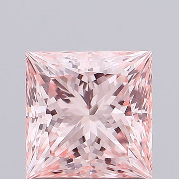 Stunning Princess Shape Fancy Intense Pink Color 1.10 CT VVS2 Clarity Moissanite Diamond For Special one Ring