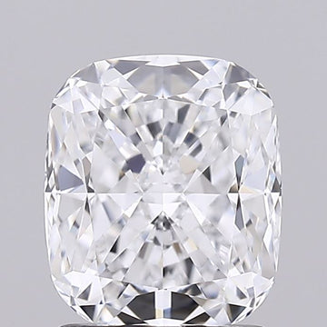 Latest E Color VVS2 Clarity 2.10 CT Cushion Shape Moissanite Diamond For Custom Ring