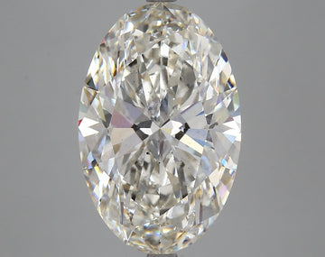 Luxury 6.90 CT Oval Shape H Color SI1 Clarity Lab grown Diamond For Cocktail Ring