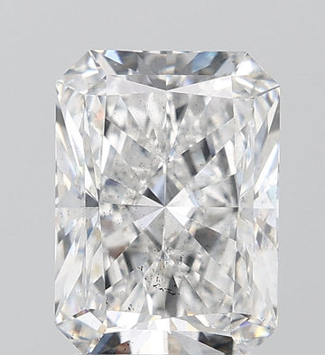 Ultimate 2.59 CT Radiant Shape E Color SI1 Clarity Lab grown Diamond For First Rain