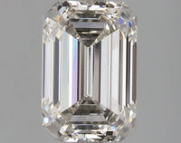 Classic 2.14 CT Emerald Shape H Color VS1 Clarity Lab grown Diamond For Cocktail Ring