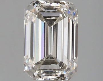 Classic 2.14 CT Emerald Shape H Color VS1 Clarity Lab grown Diamond For Cocktail Ring