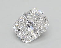 Shiny 0.41 CT Cushion Shape D Color VVS1 Clarity Lab Grown Diamond For Still Flame