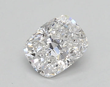 Shiny 0.41 CT Cushion Shape D Color VVS1 Clarity Lab Grown Diamond For Still Flame