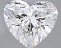 Affordable Of 3.08 CT Heart Shape D Color VS1 Clarity Lab Grown Diamond For One Wish